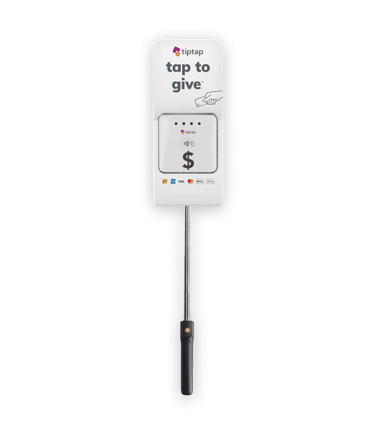 mini display with selfie stick