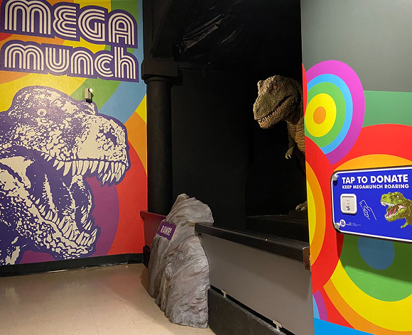 tiptap custom displays - touchless donation device